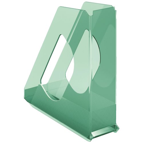 ESSELTE - REVISTERO PLASTICO COLOUR ICE COLOR VERDE 72X256X260 MM (Ref.626280)