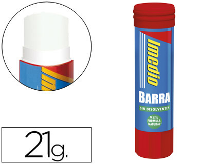 IMEDIO - Pegamento Barra 21 gr Transparente Uso infantil (Ref.6304626)