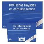 MARIOLA - P.100 Fichas RAYADAS 125X75 (Ref.3112R)