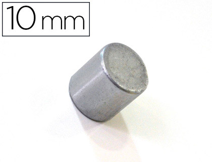 OFFISYS - IMANES EXTRAFUERTES BI-OFFICE SUJECION IDEAL PARA PIZARRA MAGNETICAS 10 MM PLATEADOS BLISTER DE 2 IMANES (Ref.IM070308)