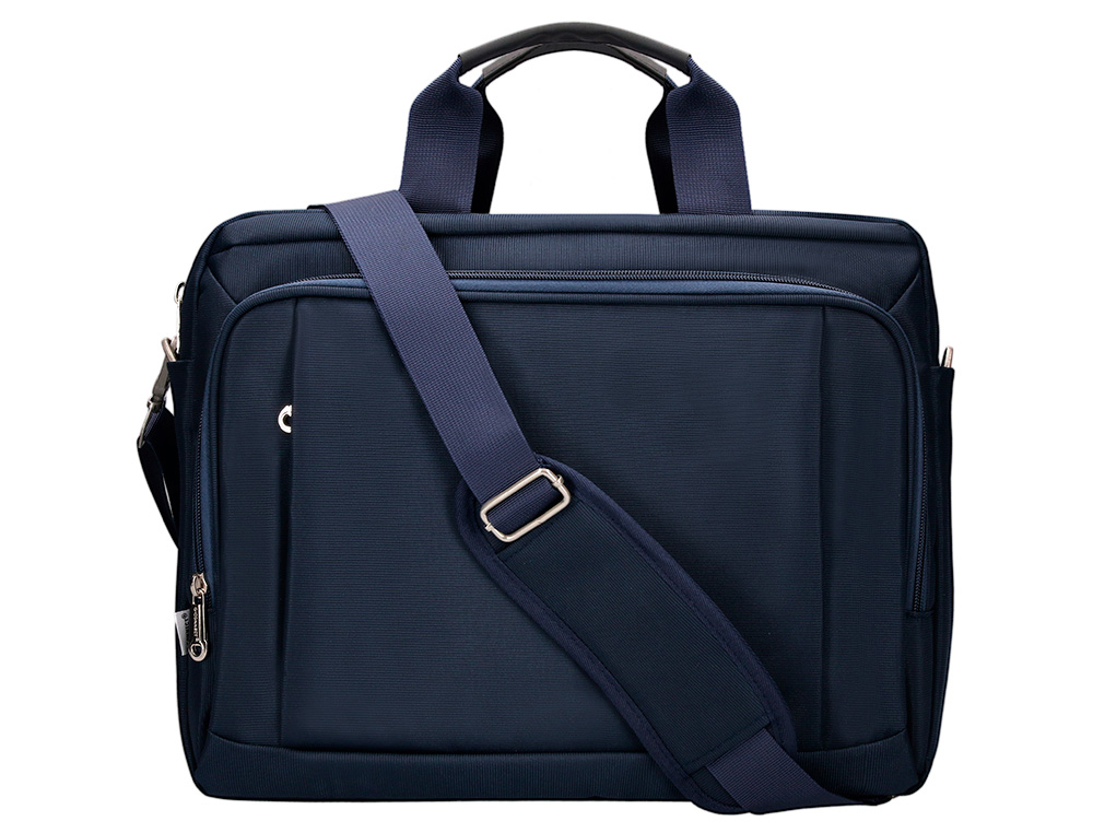 Q-CONNECT - MALETIN PARA PORTATIL 15,5" AZUL 1 ASA 1 BOLSILLO EXTERIOR MEDIDAS 390X310X120 MM (Ref.KF16979)