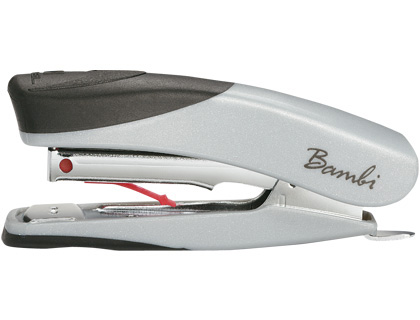 REXEL - GRAPADORA BAMBI COLORES OPACOS CAPACIDAD DE 10 HOJAS -CON CAJA DE GRAPAS N. 25 (Ref.2100154)