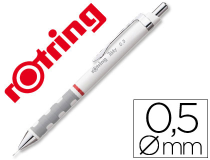 ROTRING - PORTAMINAS TIKKY 0,5 MM BLANCO (Ref.1904698)