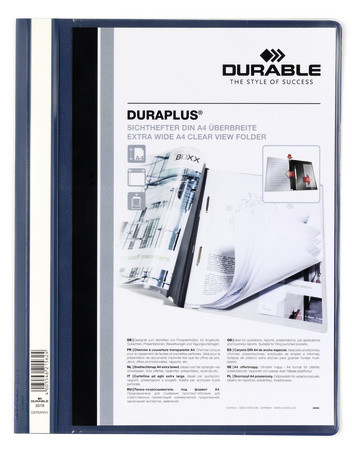 DURABLE - Carpeta FASTENER DURAPLUS FORMATO A4 AZUL OSCURO (Ref.2579-07)
