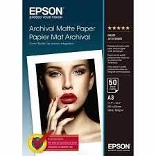 EPSON - Papel fotografico S041344 50 hojas A3 192 G Mate (Ref.C13S041344)