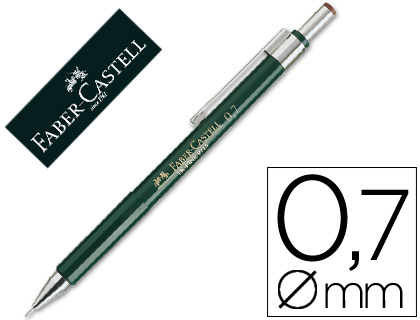 FABER CASTELL - Portaminas TK-FINE Trazo 0.7mm Verde (Ref.136700)