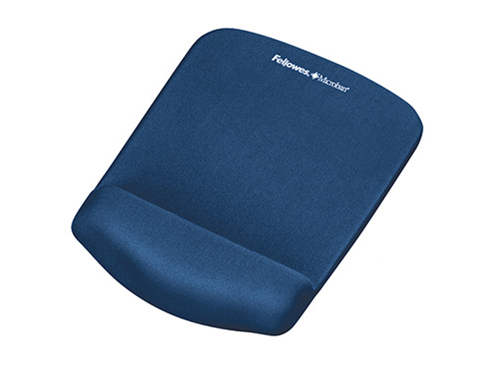 FELLOWES - Reposamuñecas Foam Plush azul (Ref.9287302)