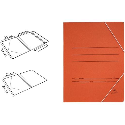 MARIOLA - Carpeta DE CARTÓN N5 CON SOLAPAS Y CIERRE DE GOMAS.FORMATO FOLIO.COLOR CARTÓN CUERO. (Ref.1185)