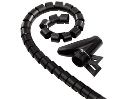 MEDIARANGE - ORGANIZADOR DE CABLES 2,5M 20MM (Ref.MRCS301)