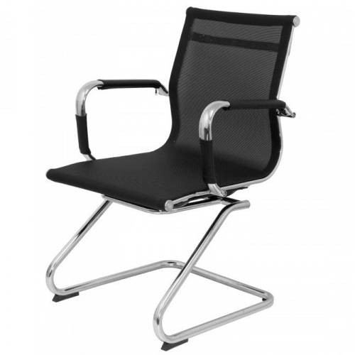 PIQUERAS Y CRESPO - Sillón VENECIA CONFIDENTE PATÍN MALLA NEGRO (Ref.205CPNE)