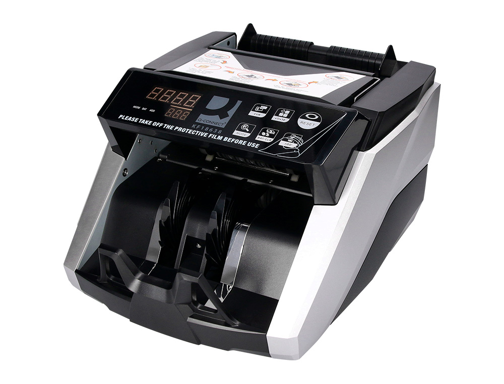 Q-CONNECT - DETECTOR CONTADOR DE BILLETES FALSOS PROFESIONAL AVANZADO (Ref.KF18638)