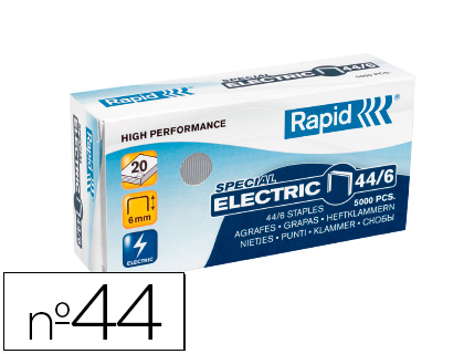 RAPID - Grapas 5000 Ud 44/6 Galvanizada (Ref.24868100)