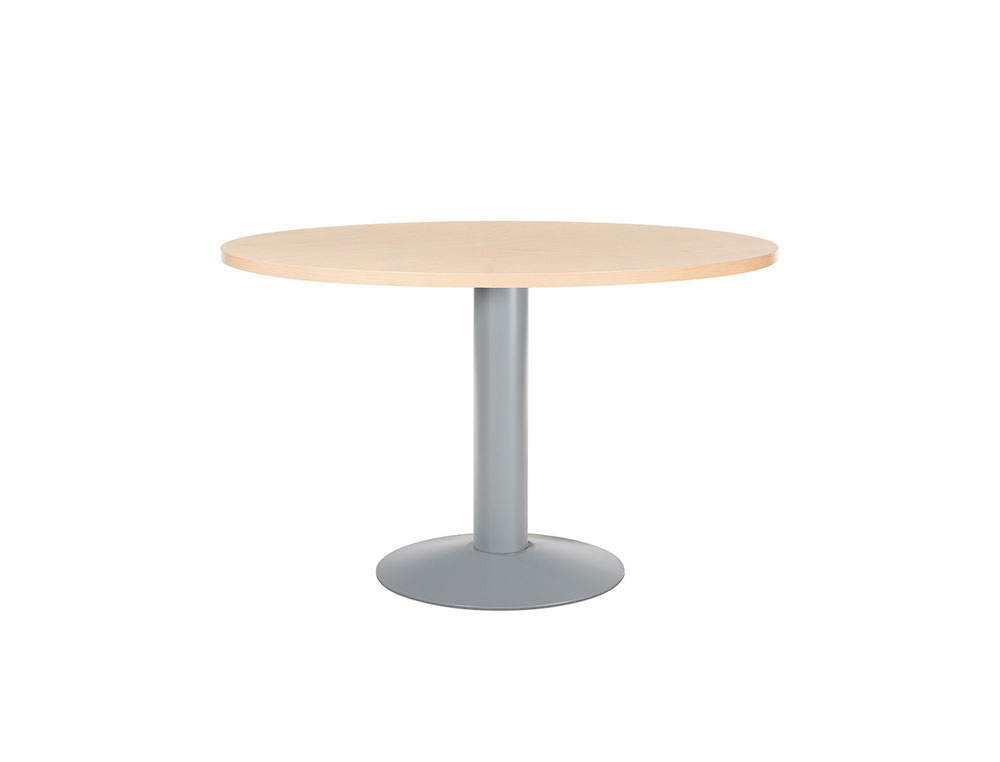 ROCADA - Mesa de reunión circular Serie Meeting Melamina Diametro 120cm Haya-Haya (Ref.3006AT01)