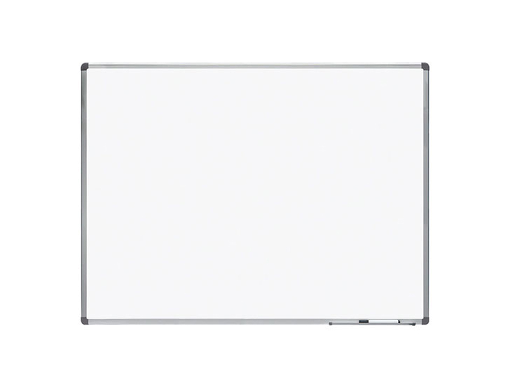 ROCADA - PIZARRA BLANCA ACERO VITRIFICADO MAGNETICO MARCO ALUMINIO Y CANTONERAS PVC 120X90 CM INCLUYE BANDEJA (Ref.6504)