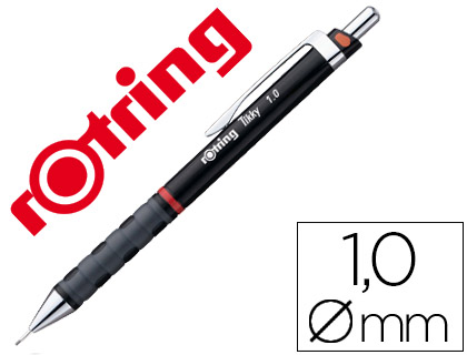 ROTRING - PORTAMINAS TIKKY 1 MM NEGRO (Ref.1904697)