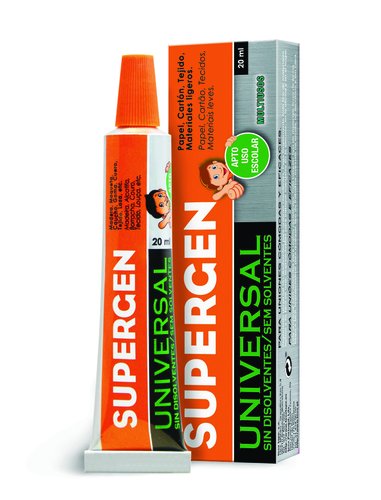 SUPERGEN - PEGAMENTO MULTIUSOS SUPER GEN TRANSPARENTE INCOLORO SIN DISOLVENTES TUBO 20ML (Ref.62620-00000-00)