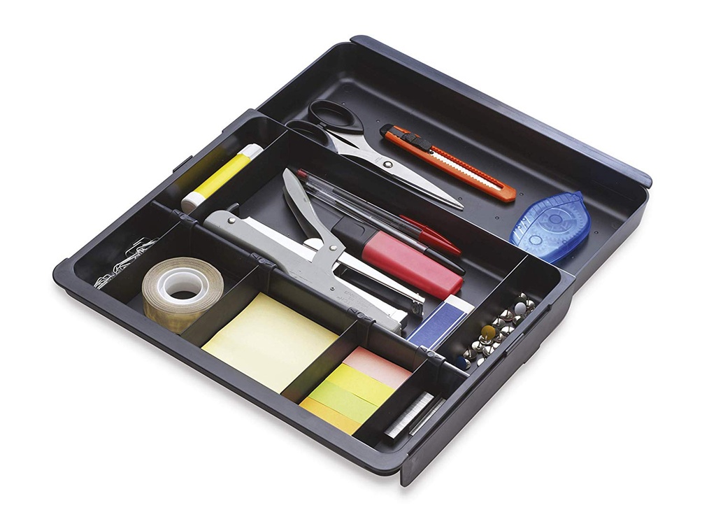 EXACOMPTA - Bandeja organizadora drawinsert de cajones color negro 298x246x36 mm (Ref. 316014D)