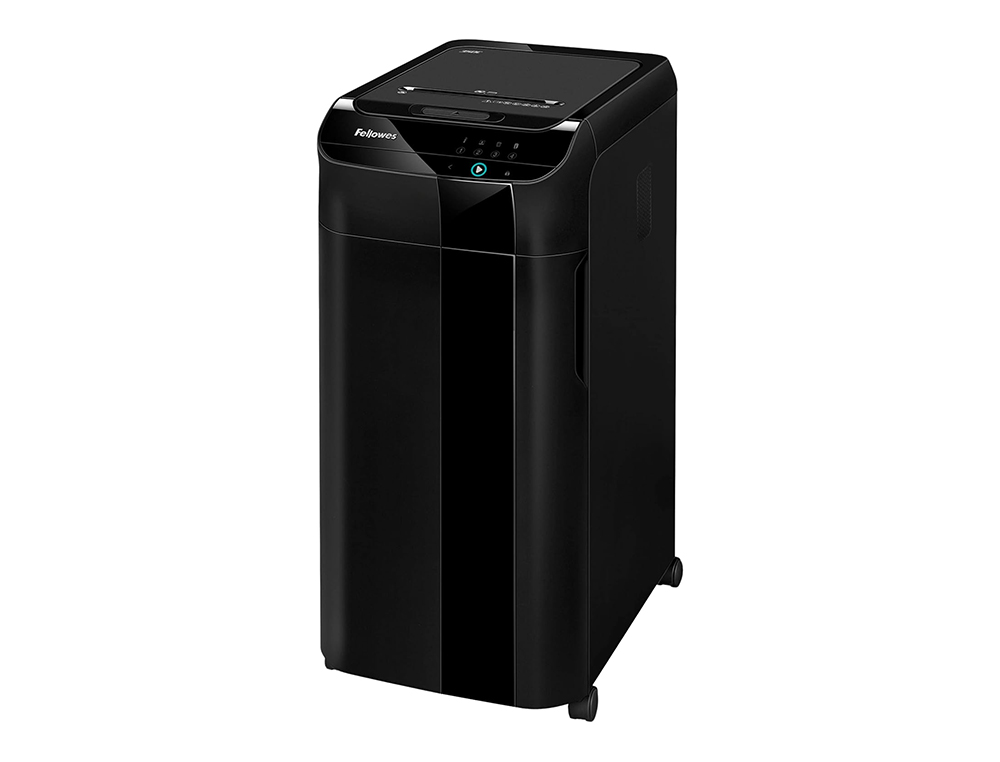 FELLOWES - DESTRUCTORA DE DOCUMENTOS AUTOMAX 350C CAPACIDAD DE CORTE 350 HOJAS PARTICULAS DESTRUYE GRAPAS (Ref.4964101)
