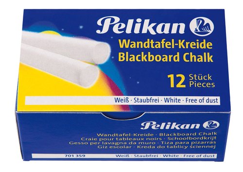 PELIKAN - TIZA BLANCA 755/12 CAJA DE 12 UNIDADES (Ref.701359)