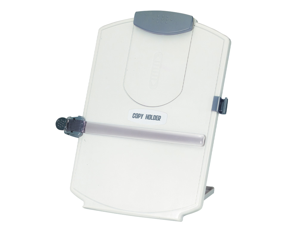 Q-CONNECT - ATRIL PARA ORDENADOR DE SOBREMESA -BASE REGULABLE DE PLASTICO (Ref.KF04521)