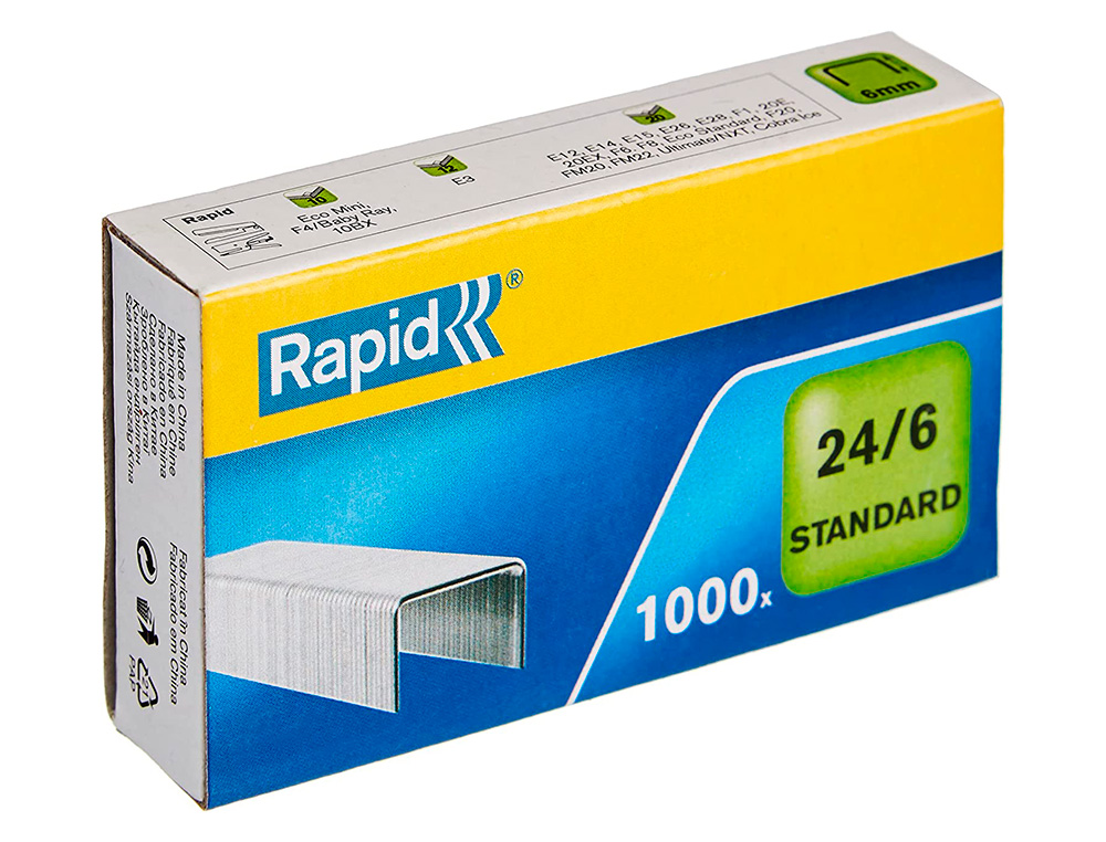 RAPID - Grapas 1000 Ud 22/6-24/6 Galvanizada (Ref.24855600)