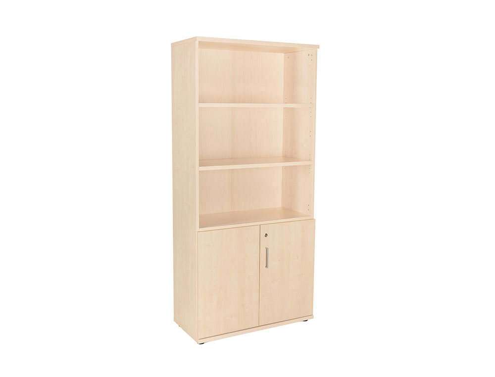 ROCADA - Armario de puertas bajas Serie Store Con cerradura 195x90x45cm Haya-Haya (Ref.1103AA01)