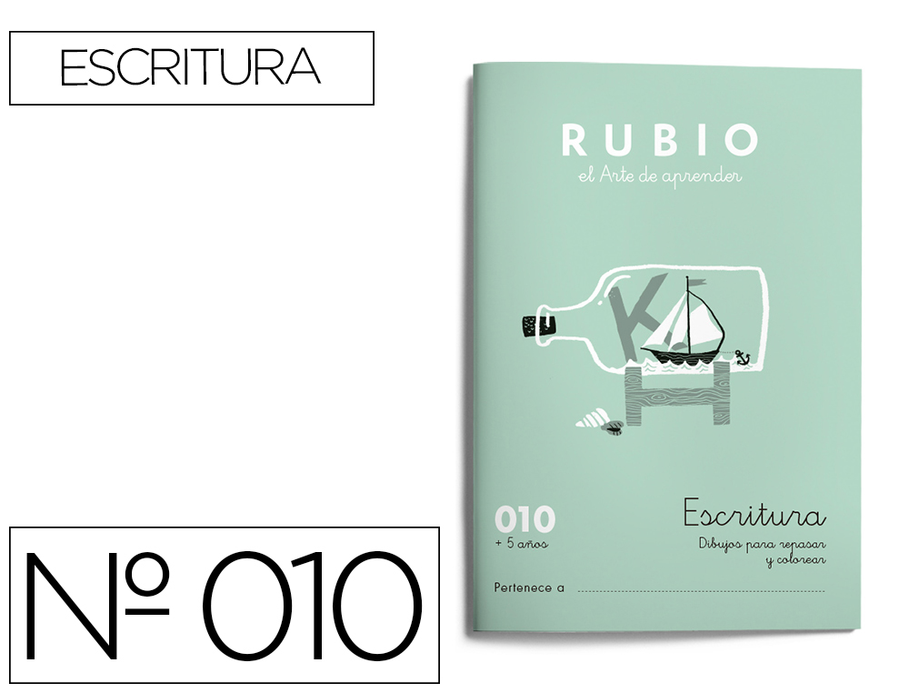 RUBIO - CUADERNO CALIGRAFIA Nº 010 (Ref.C-010)