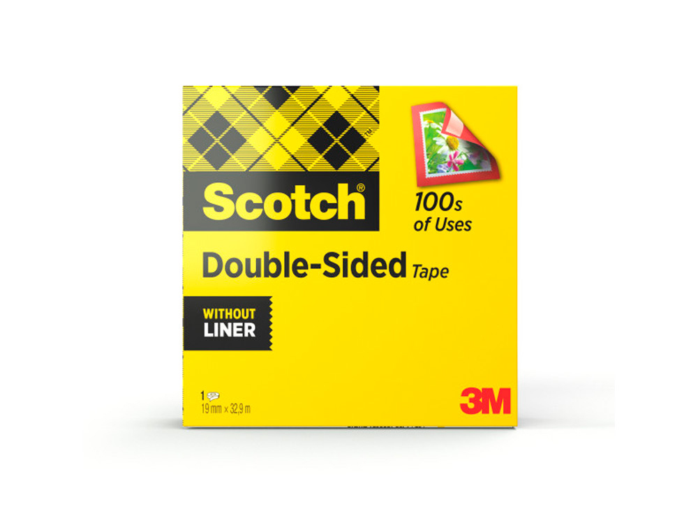 SCOTCH - Cinta 665 Adhesiva 19x33mm Doble cara Sin film protector FT510049966 (Ref.70016072798)
