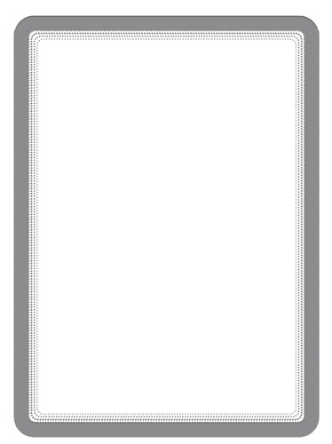 TARIFOLD - Pack DE 2 MARCOS IMANTADOS CON DORSO MAGNÉTICO FORMATO A3 COLOR PLATA (Ref.195060)