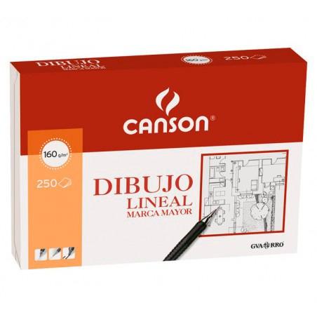 CANSON - Papel dibujo 250 Hojas A3 160 Gr (Ref.200402767)