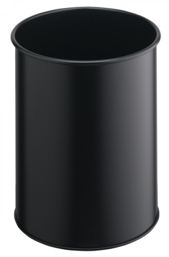 DURABLE - Papelera Metálica 15L Negro (Ref.3301-01)