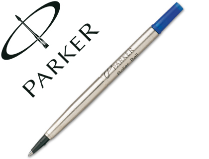 PARKER - Recambio roller 0.5 Azul Tinta liquida Trazo fino (Ref.S0881210)