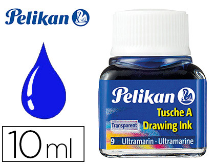 PELIKAN - Tinta china 10 ml azul ultramar (Ref.201582)