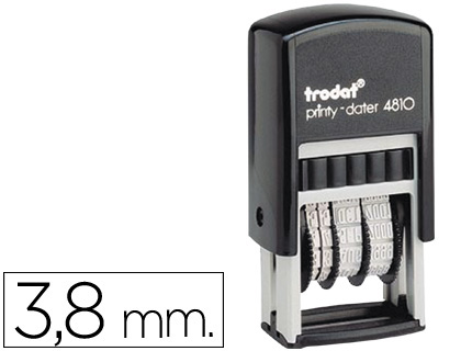 PRINTY - FECHADOR FRAMUN ENTINTAJE AUTOMATICO 3.8 MM (Ref.4810)