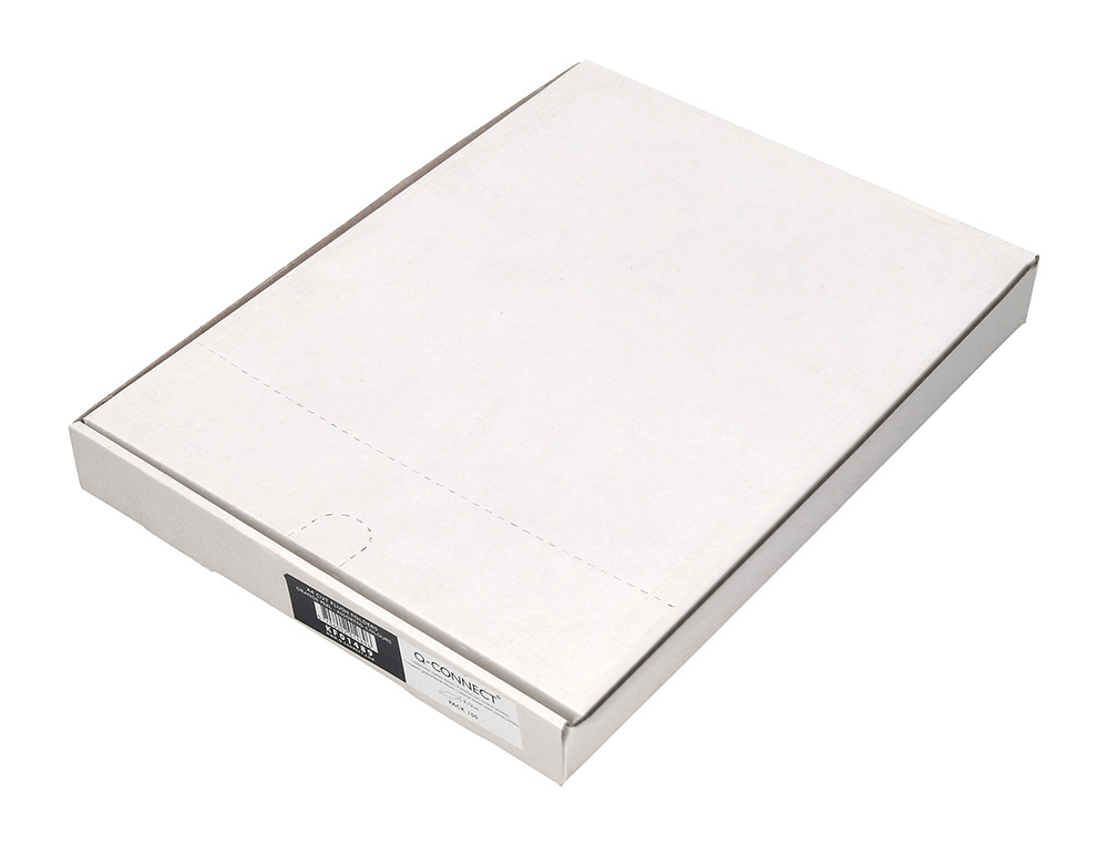 Q-CONNECT - CARPETA DOSSIER UÑERO PLASTICO DIN A4 120 MICRAS COLORES SURTIDOS CAJA DE 100 UNIDADES (Ref.KF01489)