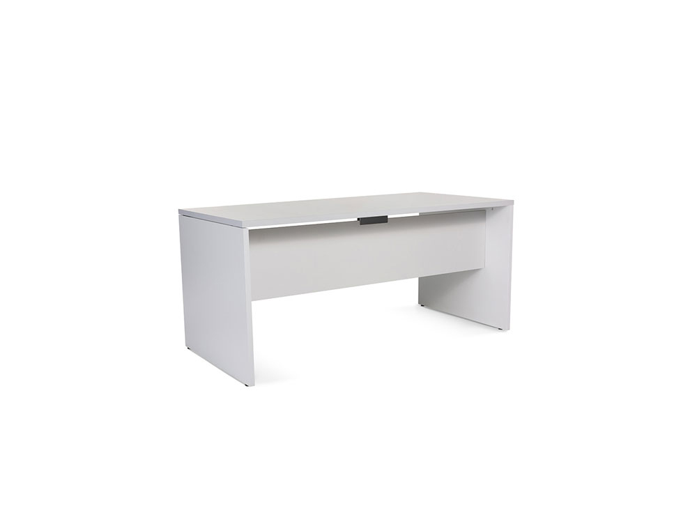 ROCADA - Mesa rectangular Serie Work Melamina sobre aglomerado 160 x 80 Gris/Gris (Ref.2002AB02)