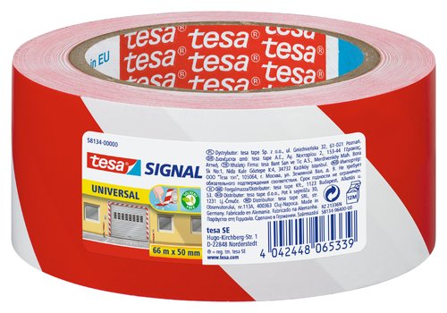TESA - Cintas Señalizacion Negro/amarillo Visible y resisitente Polipropileno (Ref.58134-00000-00)