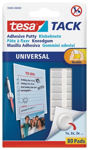 TESA - MASILLA ADHESIVA TACK 80 UNIDADES (Ref.59405-00000-00)