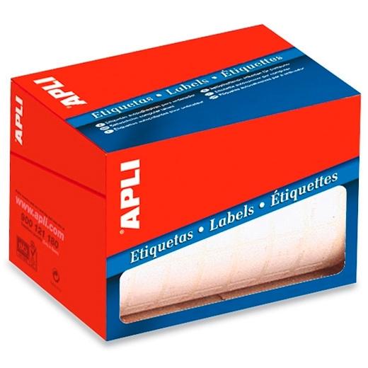 APLI - Etiquetas en rollo 300 ud 53x100 Blancas (Ref.1704)