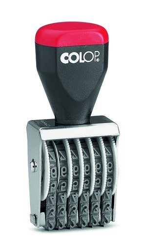 COLOP - Sellos 4 /5MM 6 Lineas (Ref.NUMC.0506.1)
