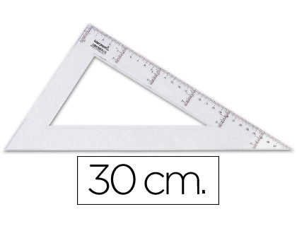 LIDERPAPEL - CARTABON 30 CM PLASTICO CRISTAL (Ref.RN07)