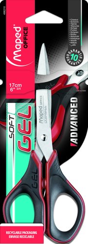 MAPED - Blister Tijera Advanced Gel simétrica 17 cm (Ref.496210)