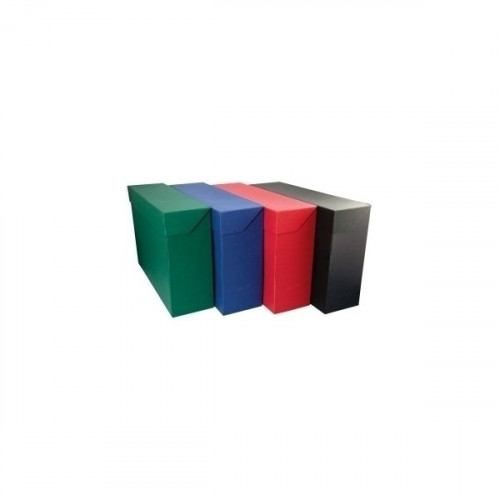 MARIOLA - Caja TRANSFERENCIA CARTÓN FORRADO EN GELTEX FOLIO 390X255X110 MM COLOR ROJO (Ref.16853)