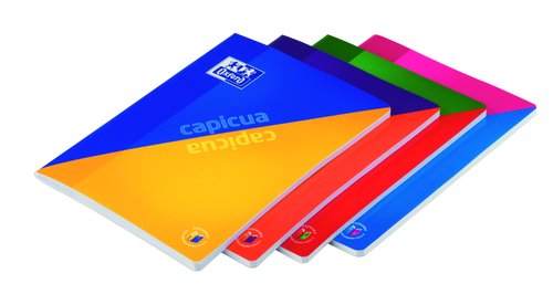 OXFORD - Libreta 60h A4 Cuadricula 4x4 Surtido (Ref.100105106)