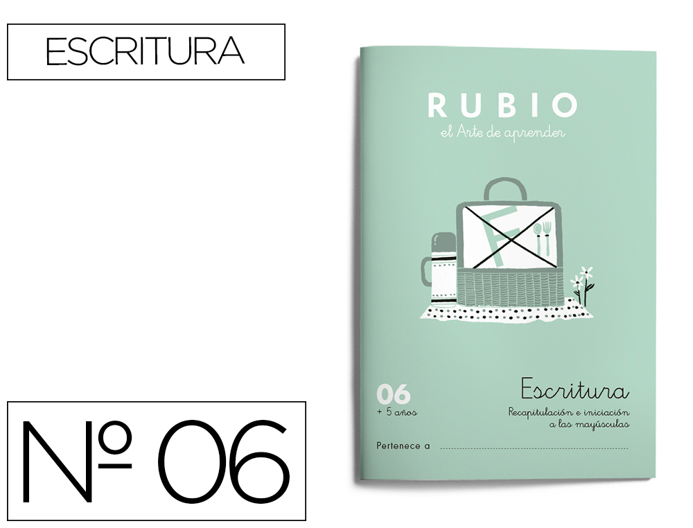 RUBIO - CUADERNO CALIGRAFIA Nº 06 (Ref.C-06)