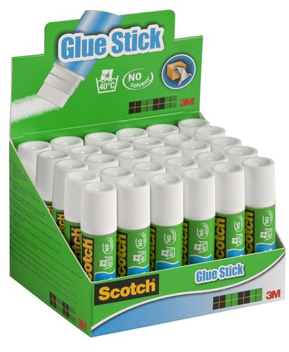 SCOTCH - BARRA de PEGAMENTO CLASSIC LINE 8g PEQUEÑA - Expositor 30unid (Ref.6208D)