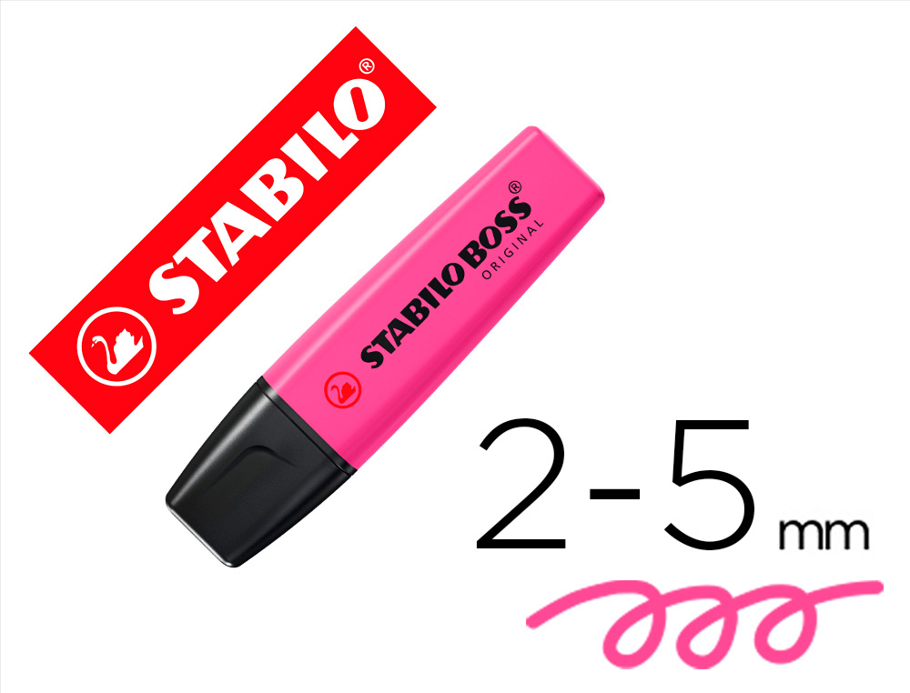 STABILO - ROTULADOR BOSS FLUORESCENTE 70 MAGENTA (Ref.70/58)