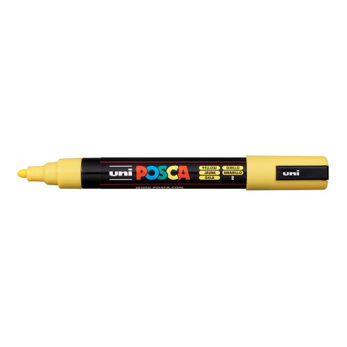 UNI-BALL - Marcador permanente PC-5M Uni Posca Trazo 1.8-2.5mm Tinta pigmentada (Ref.152645000)