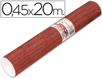 AIRONFIX - ROLLO ADHESIVO MADERA OSCURO -ROLLO DE 20 MT (Ref.67183)