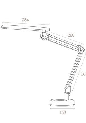 ARCHIVO 2000 - Lampara Led Madrid Plata (Ref.5030L PT)